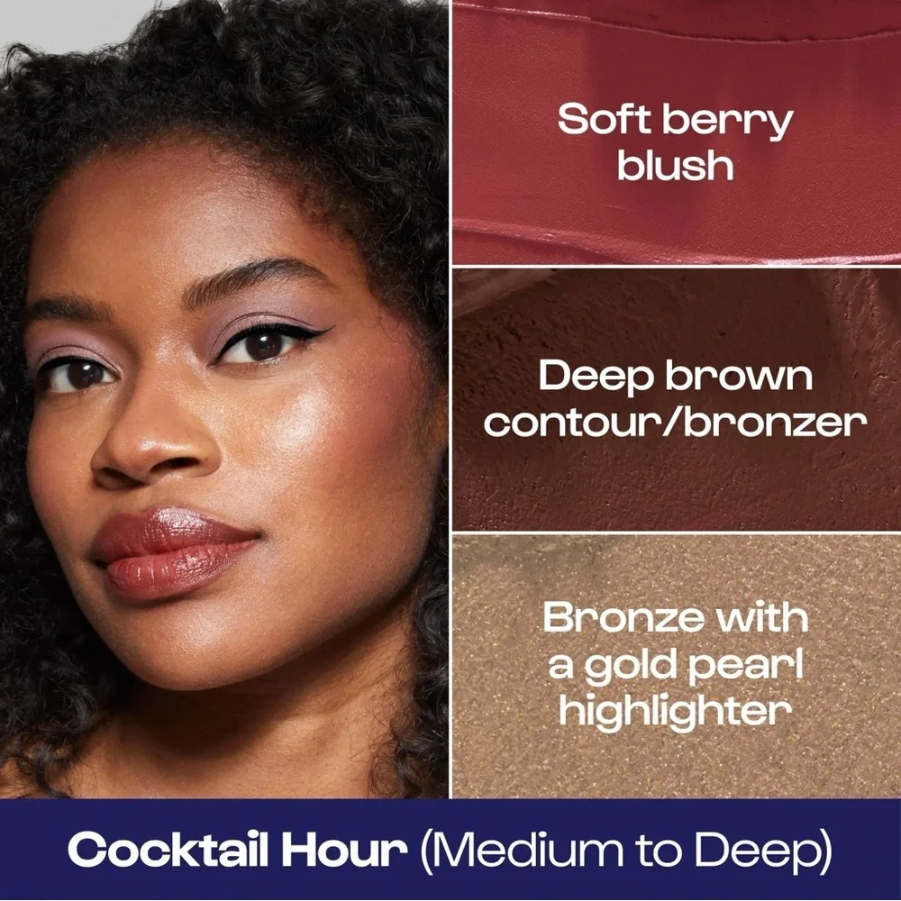 Alleyoop Makeup Stack the Odds Blush/ Bronzer/ Highlighter in Cocktail Hour